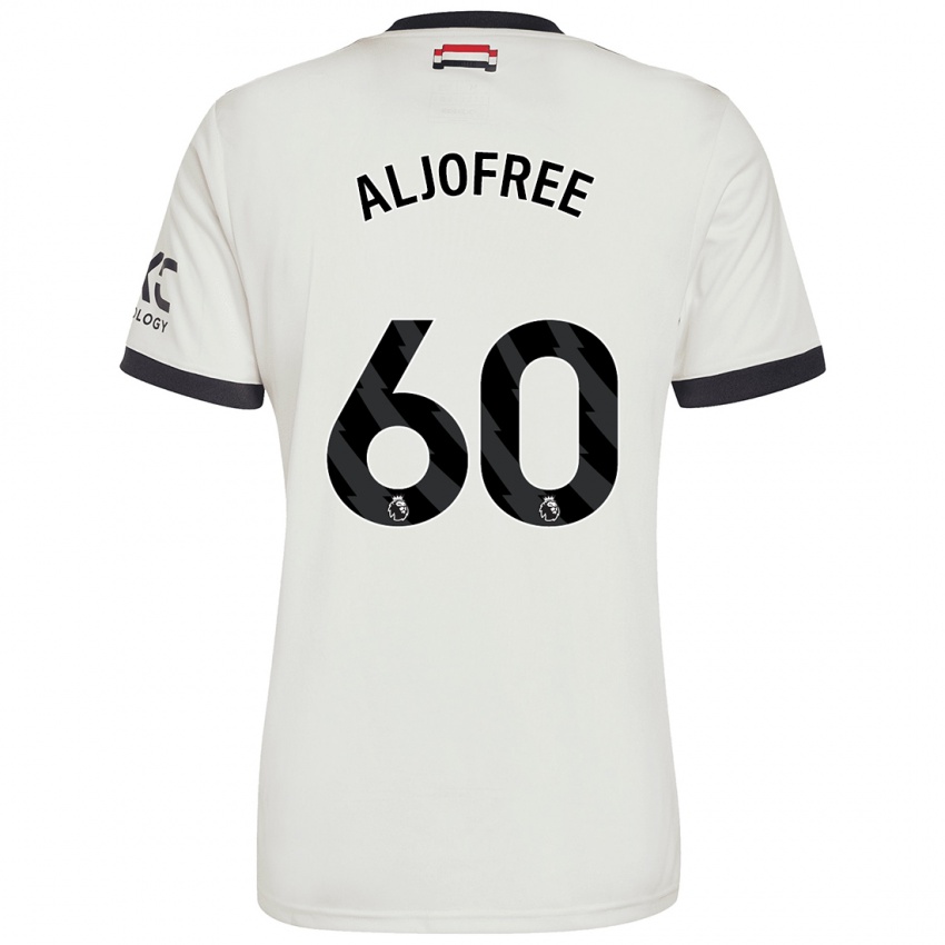 Kinderen Sonny Aljofree #60 Gebroken Wit Thuisshirt Derde Tenue 2024/25 T-Shirt