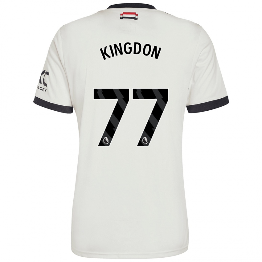 Kinderen Jack Kingdon #77 Gebroken Wit Thuisshirt Derde Tenue 2024/25 T-Shirt