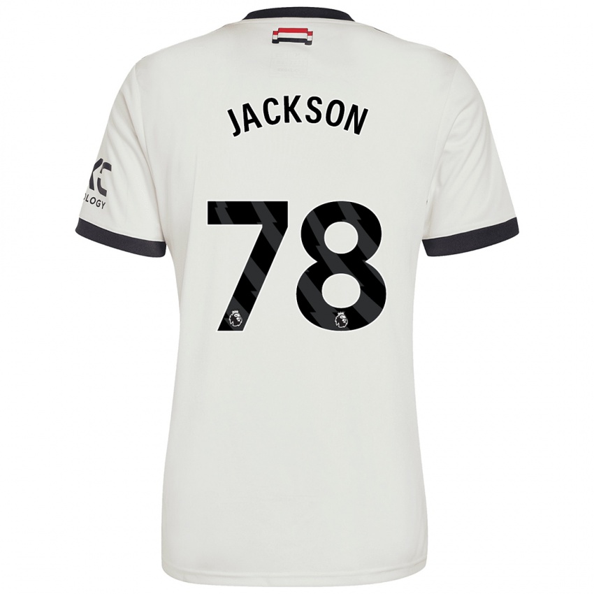 Kinderen Louis Jackson #78 Gebroken Wit Thuisshirt Derde Tenue 2024/25 T-Shirt