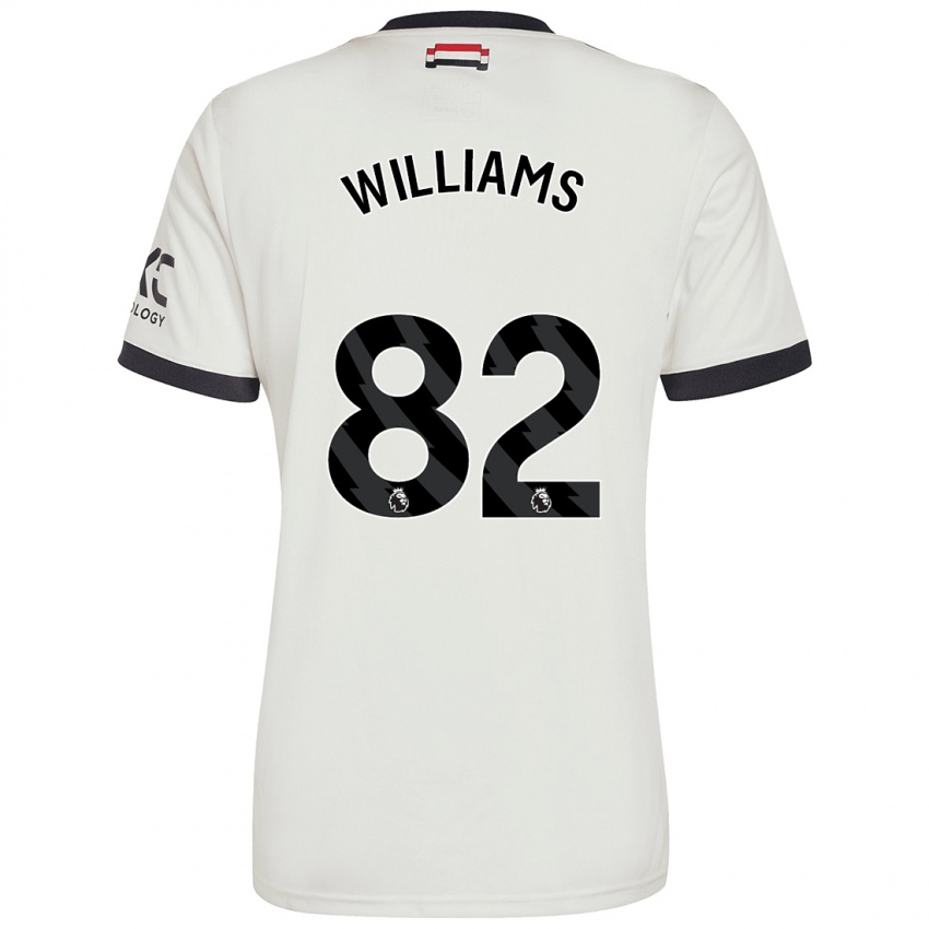 Kinderen Ethan Williams #82 Gebroken Wit Thuisshirt Derde Tenue 2024/25 T-Shirt