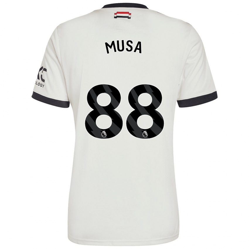 Kinderen Victor Musa #88 Gebroken Wit Thuisshirt Derde Tenue 2024/25 T-Shirt