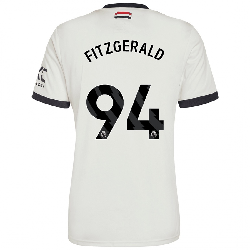 Kinderen Jayce Fitzgerald #94 Gebroken Wit Thuisshirt Derde Tenue 2024/25 T-Shirt