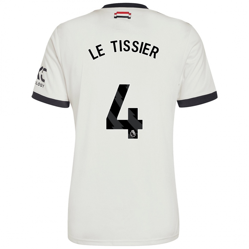 Kinderen Maya Le Tissier #4 Gebroken Wit Thuisshirt Derde Tenue 2024/25 T-Shirt