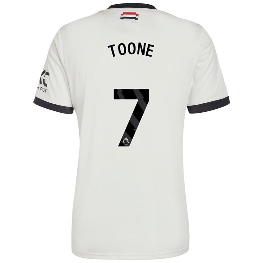 Kinderen Ella Toone #7 Gebroken Wit Thuisshirt Derde Tenue 2024/25 T-Shirt