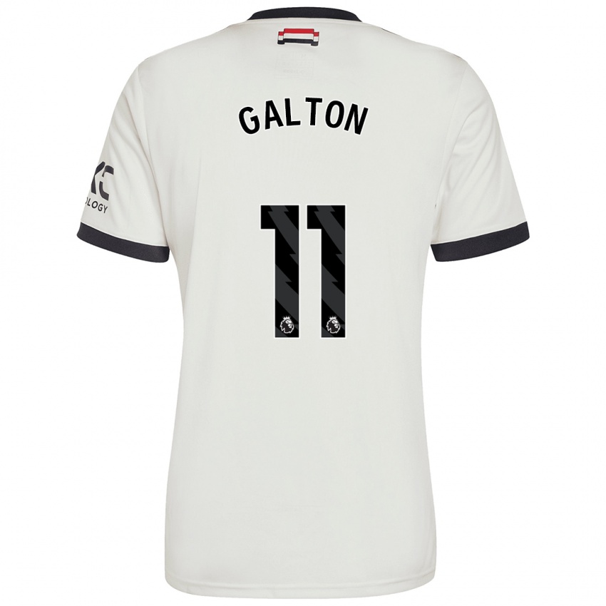 Kinderen Leah Galton #11 Gebroken Wit Thuisshirt Derde Tenue 2024/25 T-Shirt