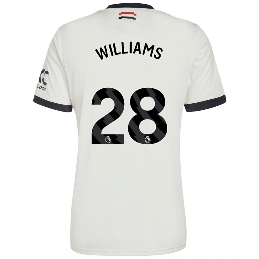 Kinderen Rachel Williams #28 Gebroken Wit Thuisshirt Derde Tenue 2024/25 T-Shirt