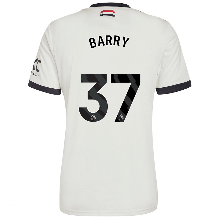 Kinderen Keira Barry #37 Gebroken Wit Thuisshirt Derde Tenue 2024/25 T-Shirt