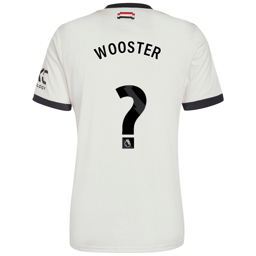 Kinderen Tom Wooster #0 Gebroken Wit Thuisshirt Derde Tenue 2024/25 T-Shirt