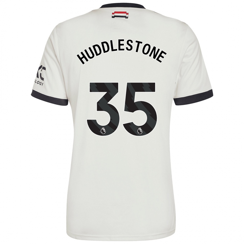 Kinderen Tom Huddlestone #35 Gebroken Wit Thuisshirt Derde Tenue 2024/25 T-Shirt