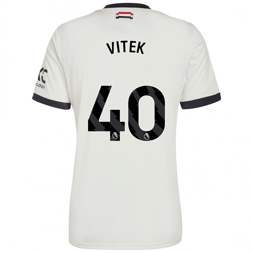 Kinderen Radek Vitek #40 Gebroken Wit Thuisshirt Derde Tenue 2024/25 T-Shirt