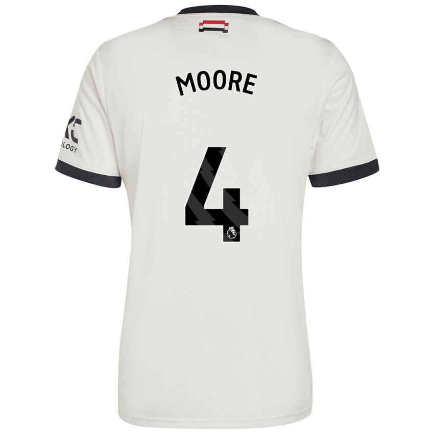 Kinderen Jade Moore #4 Gebroken Wit Thuisshirt Derde Tenue 2024/25 T-Shirt