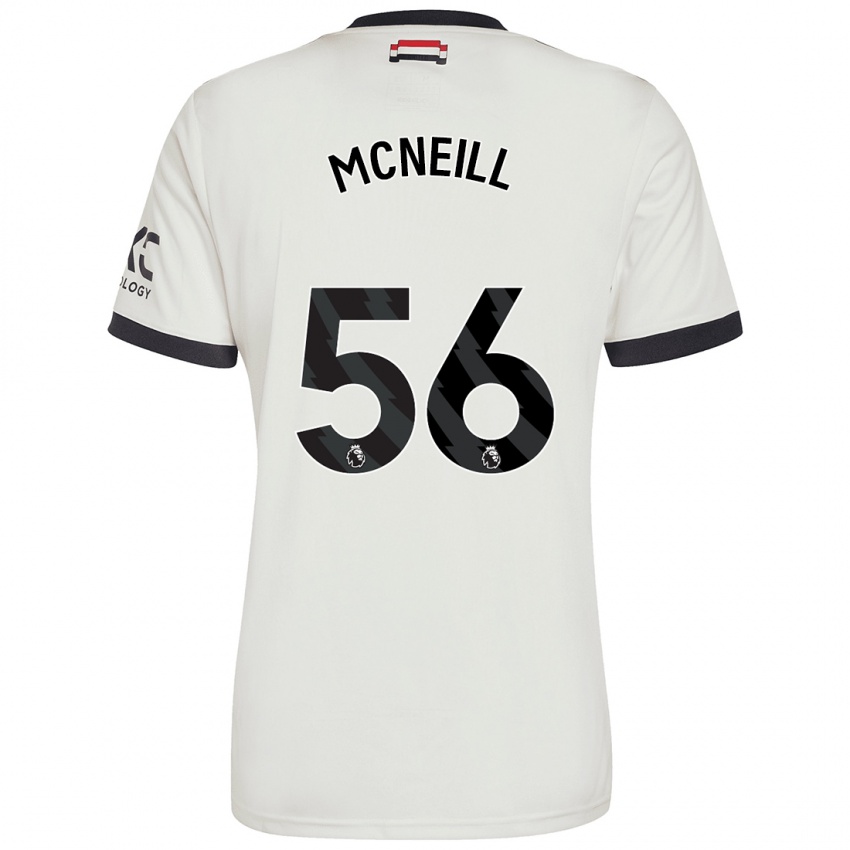 Kinderen Charlie Mcneill #56 Gebroken Wit Thuisshirt Derde Tenue 2024/25 T-Shirt