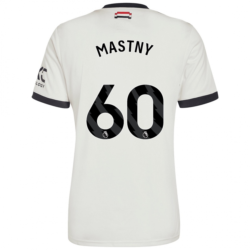 Kinderen Ondrej Mastny #60 Gebroken Wit Thuisshirt Derde Tenue 2024/25 T-Shirt