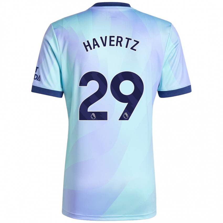 Kinderen Kai Havertz #29 Aqua Thuisshirt Derde Tenue 2024/25 T-Shirt