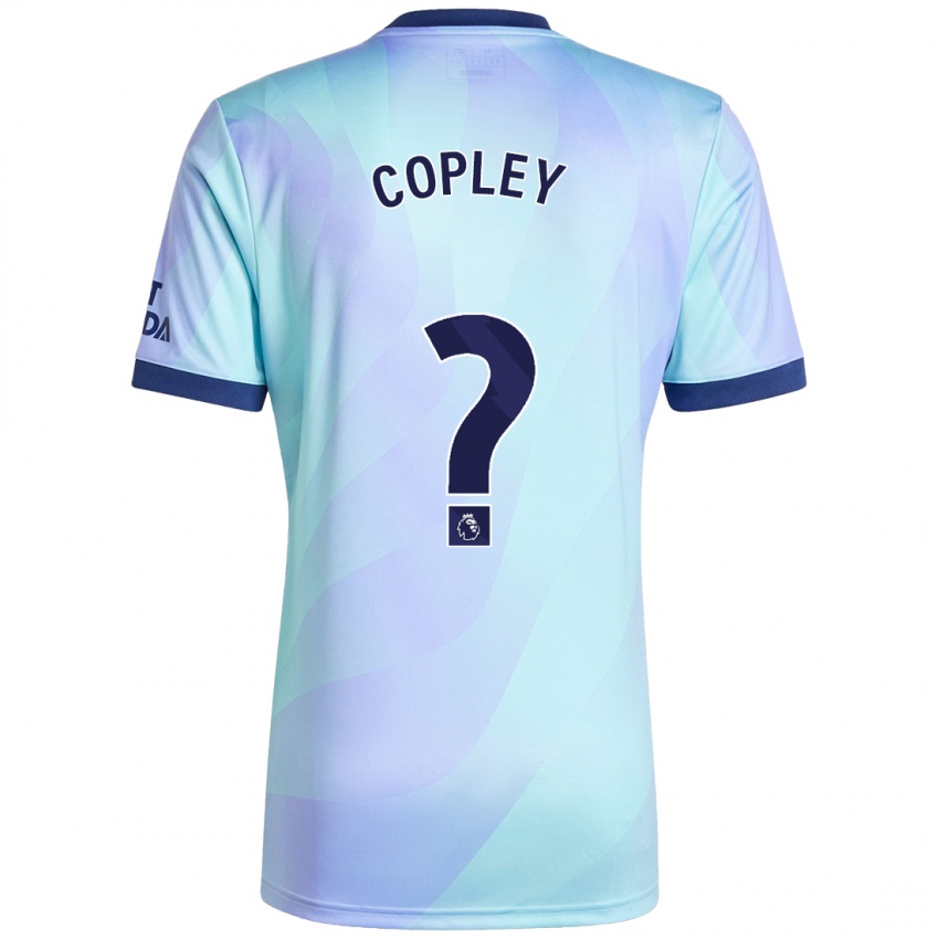 Kinderen Louie Copley #0 Aqua Thuisshirt Derde Tenue 2024/25 T-Shirt