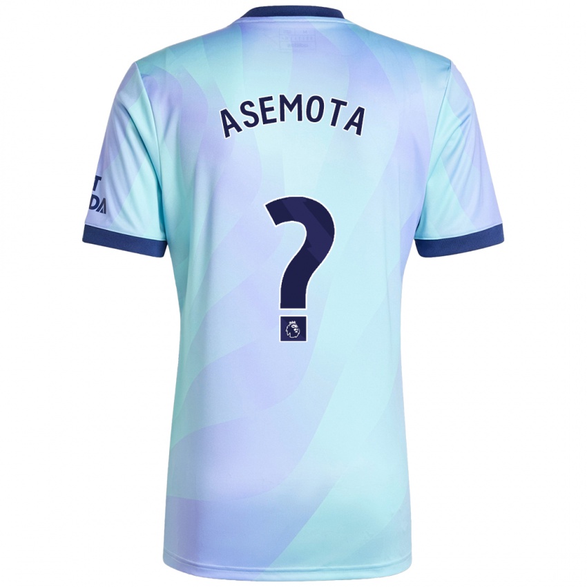 Kinderen Owen Asemota #0 Aqua Thuisshirt Derde Tenue 2024/25 T-Shirt