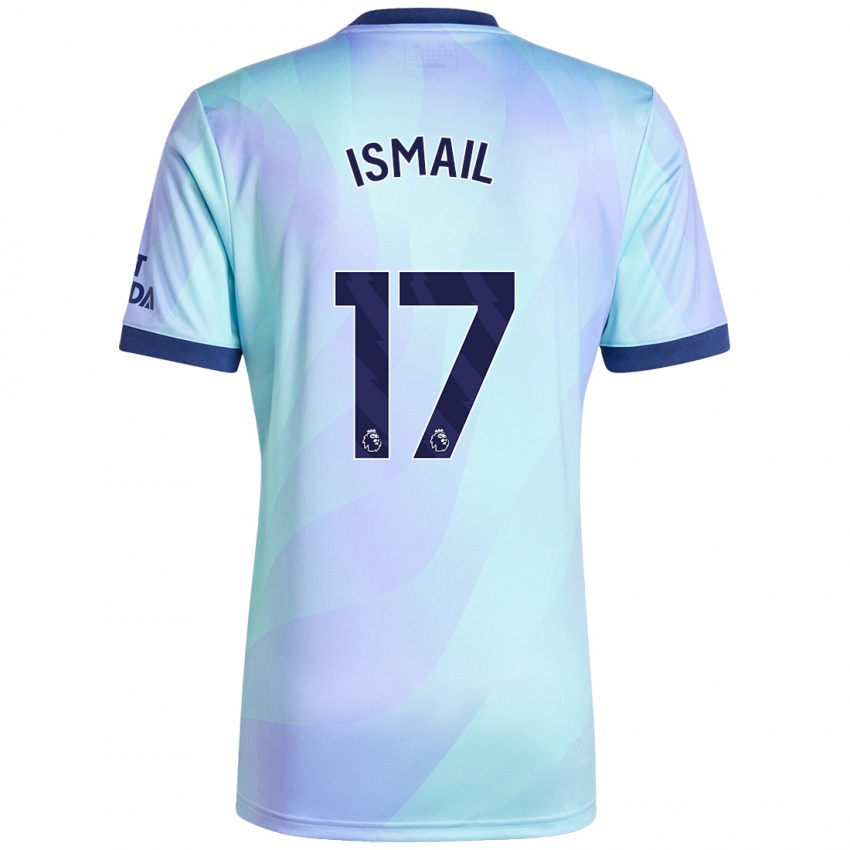 Kinderen Cam'ron Ismail #17 Aqua Thuisshirt Derde Tenue 2024/25 T-Shirt