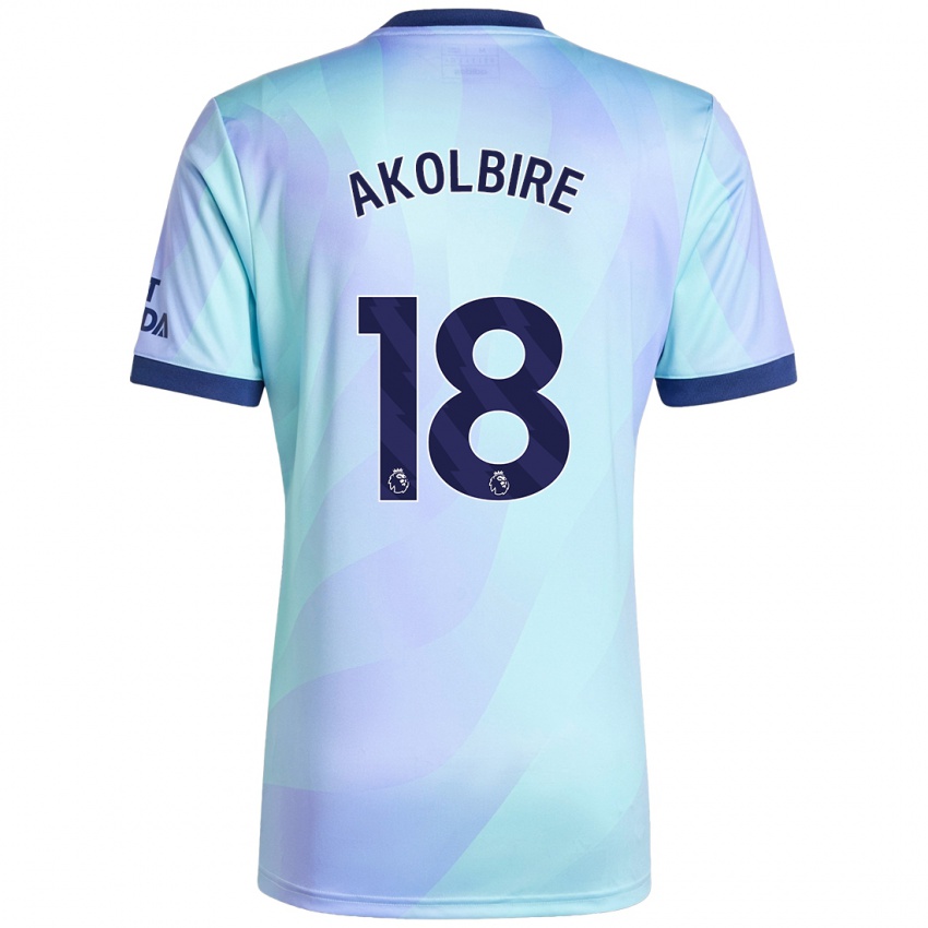 Kinderen Bless Akolbire #18 Aqua Thuisshirt Derde Tenue 2024/25 T-Shirt