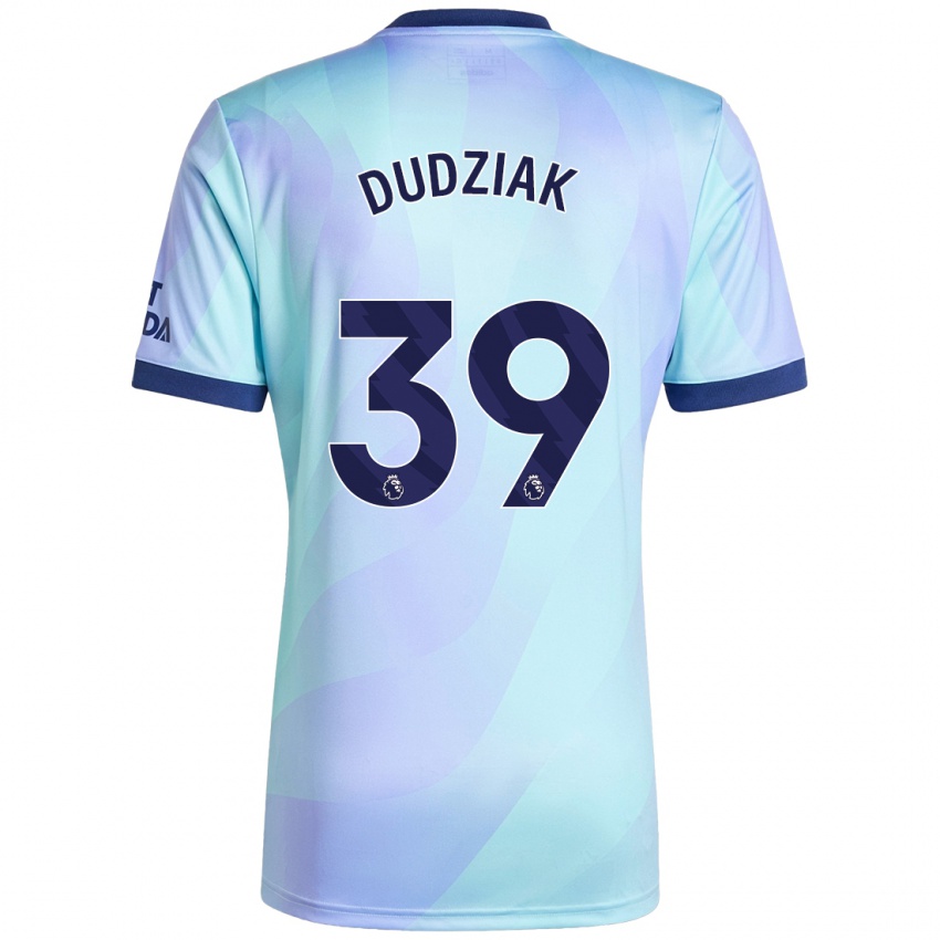 Kinderen Harrison Dudziak #39 Aqua Thuisshirt Derde Tenue 2024/25 T-Shirt