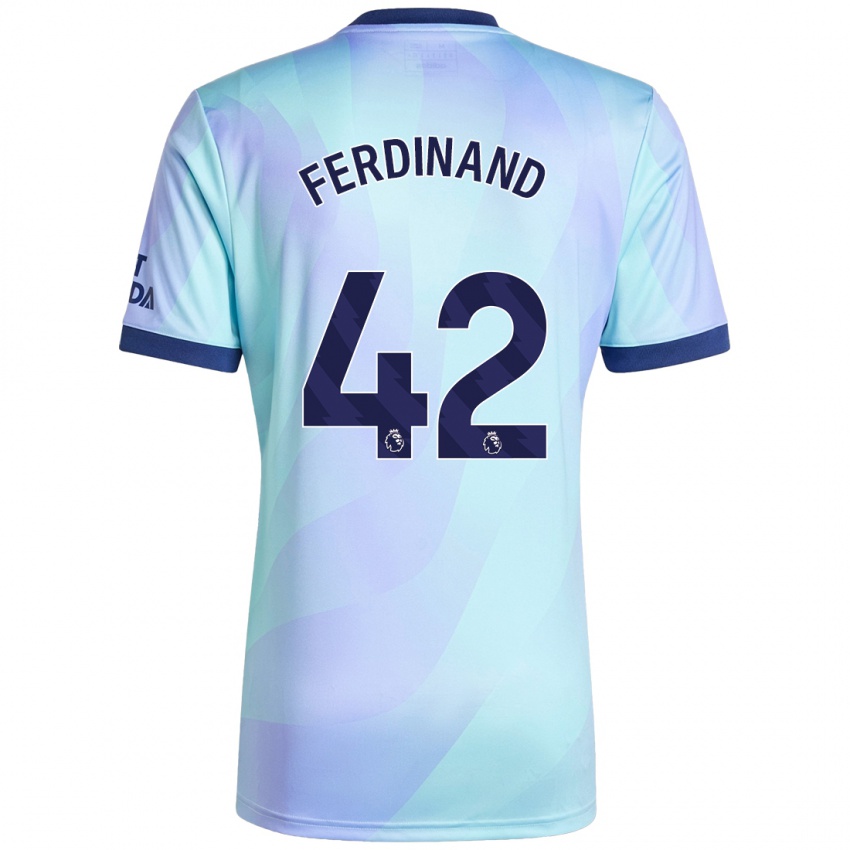 Kinderen Seb Ferdinand #42 Aqua Thuisshirt Derde Tenue 2024/25 T-Shirt