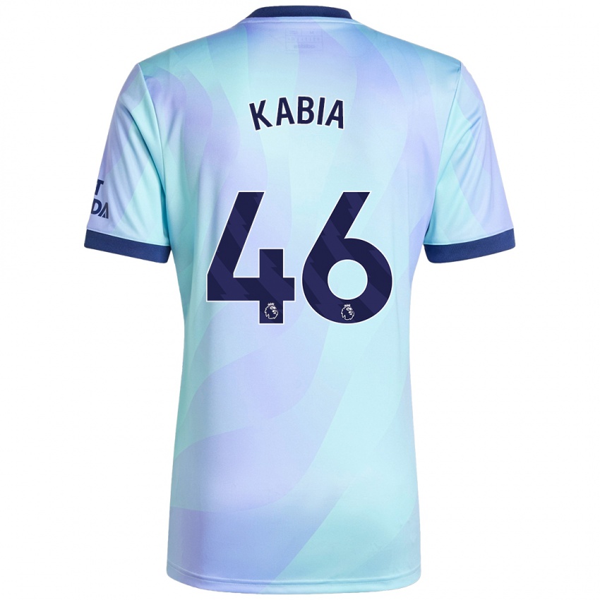 Kinderen Ismeal Kabia #46 Aqua Thuisshirt Derde Tenue 2024/25 T-Shirt