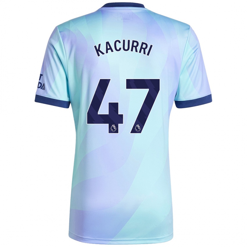 Kinderen Maldini Kacurri #47 Aqua Thuisshirt Derde Tenue 2024/25 T-Shirt