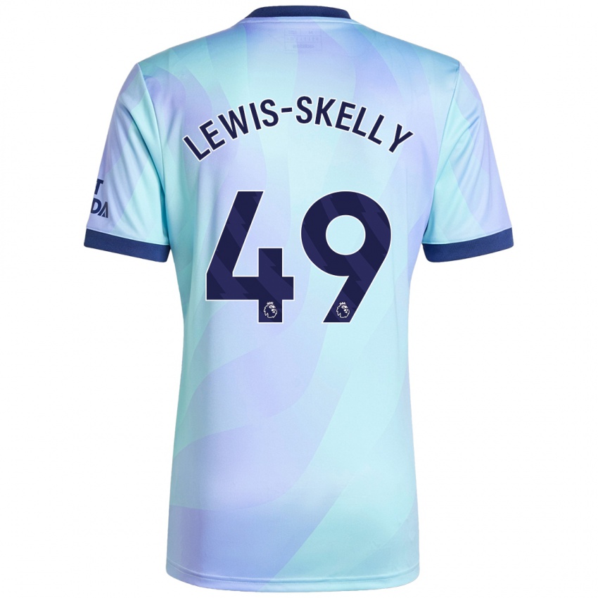 Kinderen Myles Lewis-Skelly #49 Aqua Thuisshirt Derde Tenue 2024/25 T-Shirt