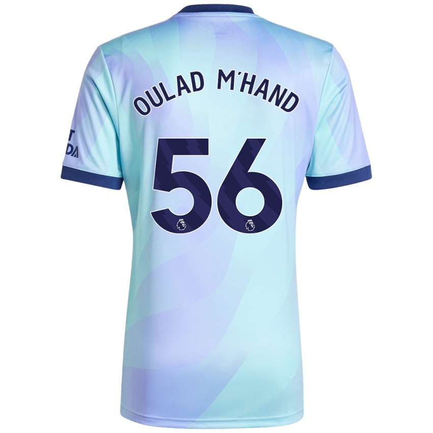 Kinderen Salah-Eddine Oulad M'hand #56 Aqua Thuisshirt Derde Tenue 2024/25 T-Shirt