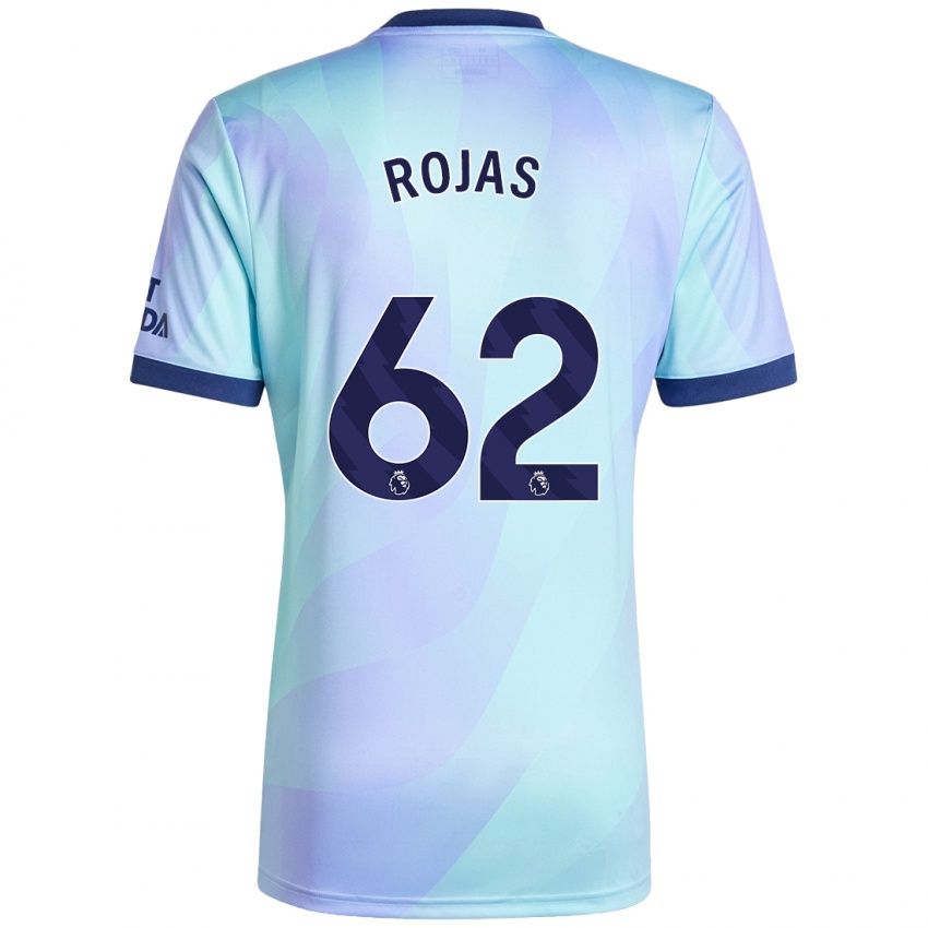 Kinderen Alexei Rojas #62 Aqua Thuisshirt Derde Tenue 2024/25 T-Shirt