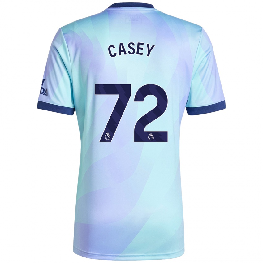 Kinderen Dan Casey #72 Aqua Thuisshirt Derde Tenue 2024/25 T-Shirt