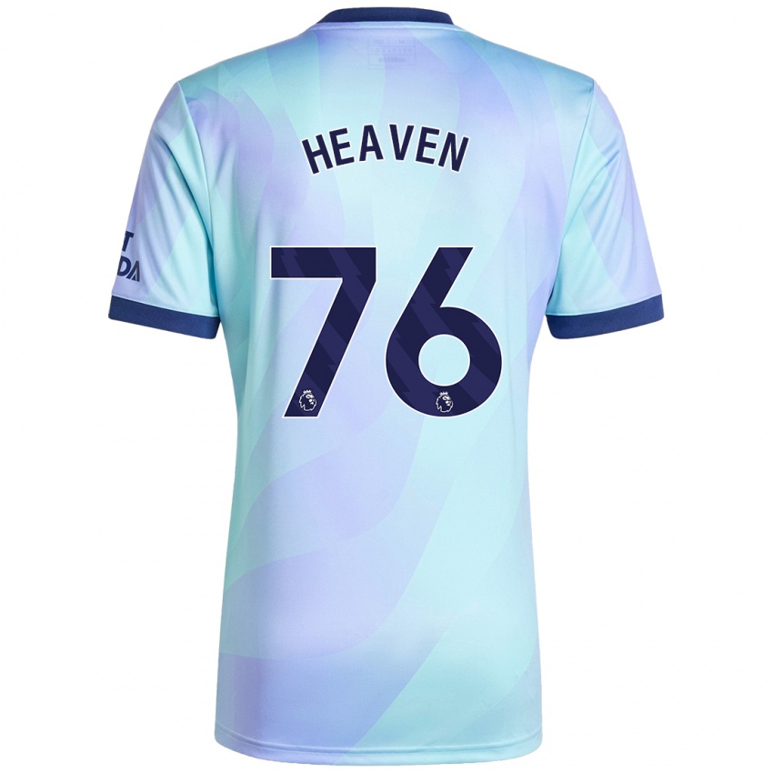 Kinderen Ayden Heaven #76 Aqua Thuisshirt Derde Tenue 2024/25 T-Shirt