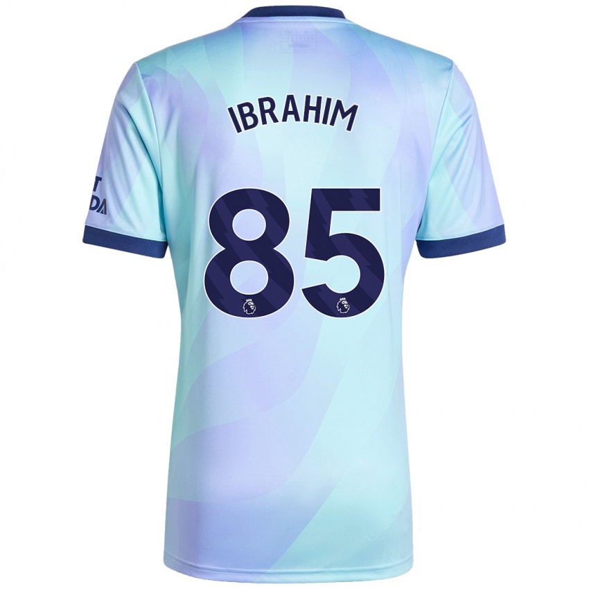 Kinderen Ife Ibrahim #85 Aqua Thuisshirt Derde Tenue 2024/25 T-Shirt