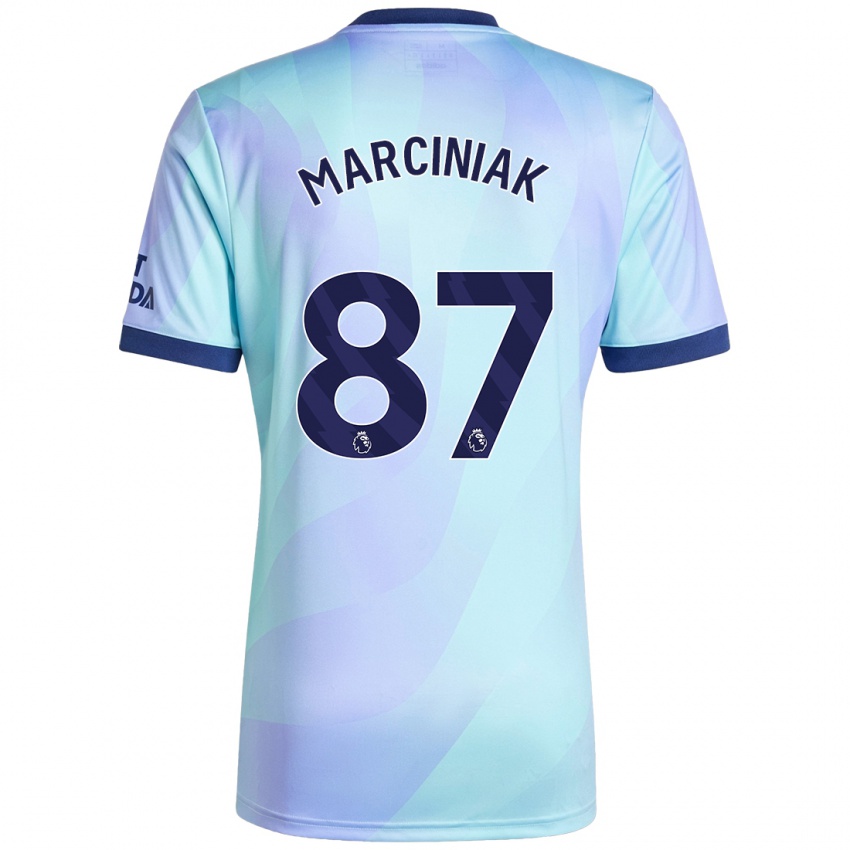 Kinderen Alex Marciniak #87 Aqua Thuisshirt Derde Tenue 2024/25 T-Shirt