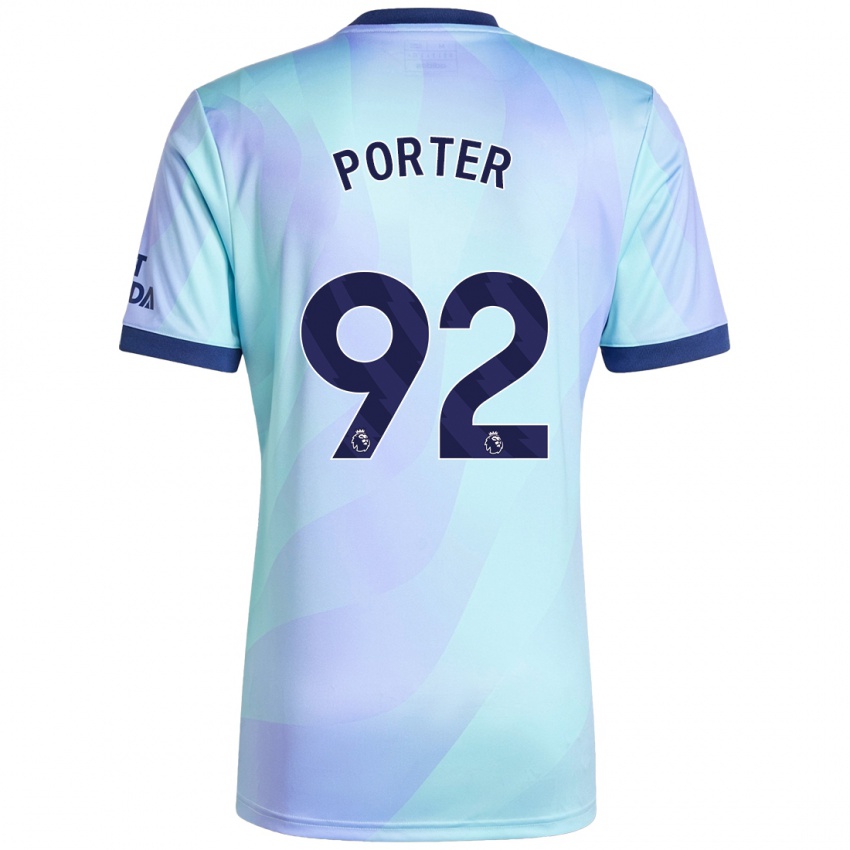 Kinderen Jack Porter #92 Aqua Thuisshirt Derde Tenue 2024/25 T-Shirt