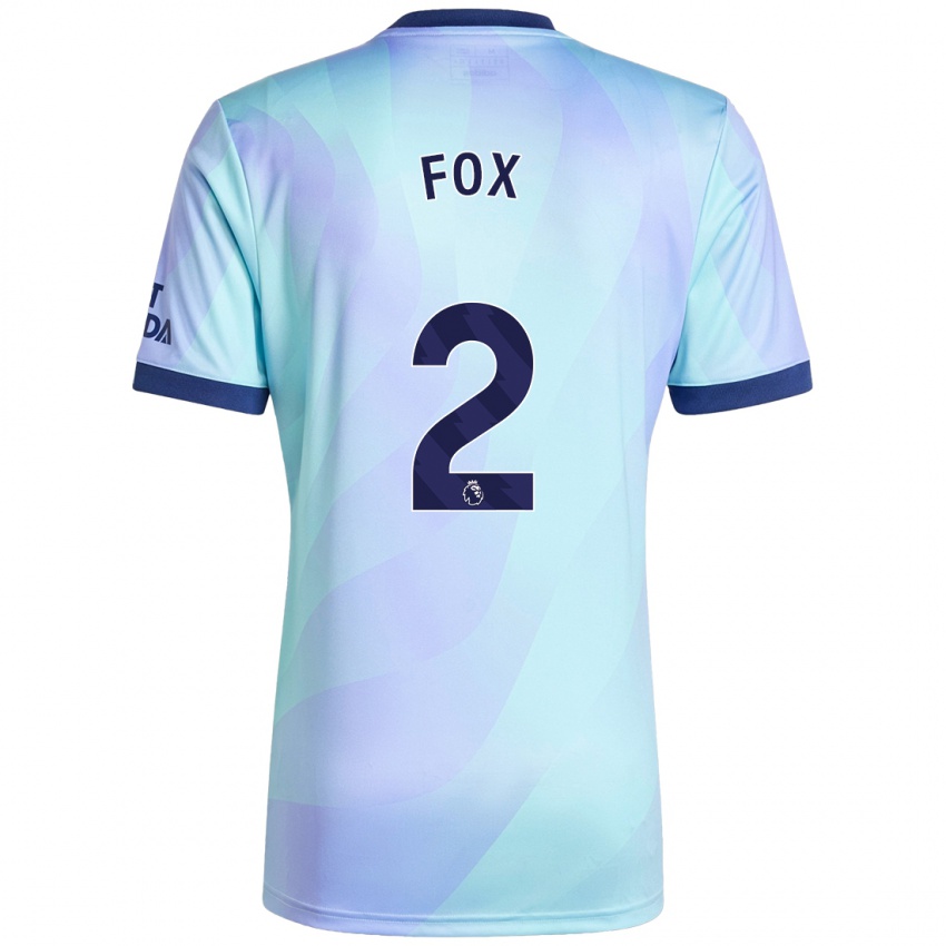 Kinderen Emily Fox #2 Aqua Thuisshirt Derde Tenue 2024/25 T-Shirt