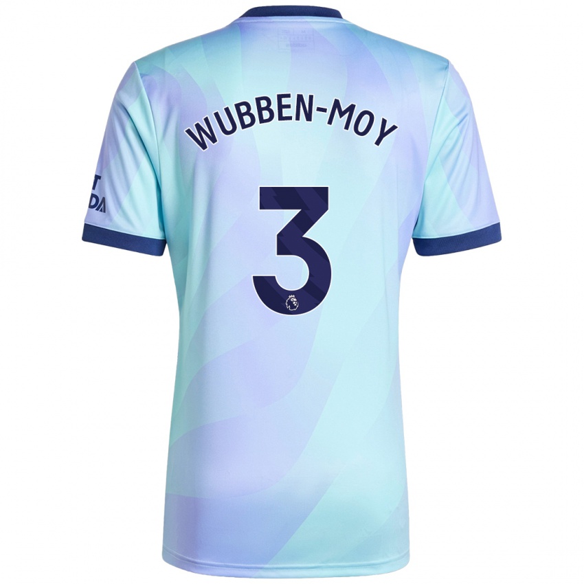 Kinderen Lotte Wubben-Moy #3 Aqua Thuisshirt Derde Tenue 2024/25 T-Shirt