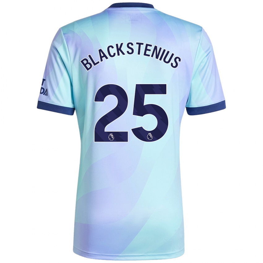 Kinderen Stina Blackstenius #25 Aqua Thuisshirt Derde Tenue 2024/25 T-Shirt