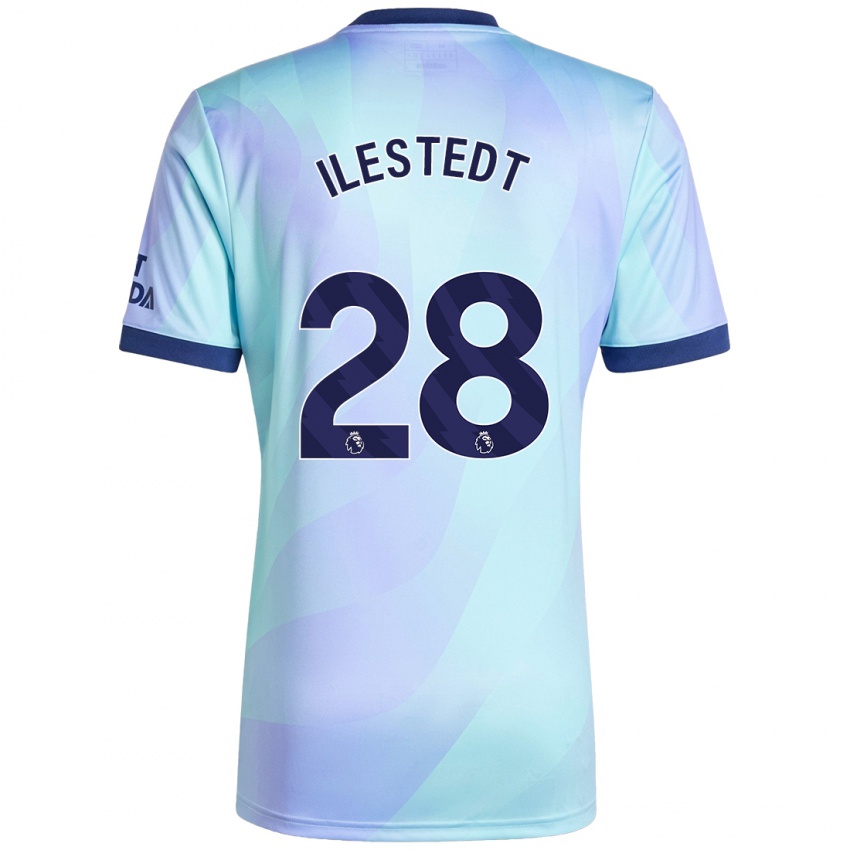 Kinderen Amanda Ilestedt #28 Aqua Thuisshirt Derde Tenue 2024/25 T-Shirt