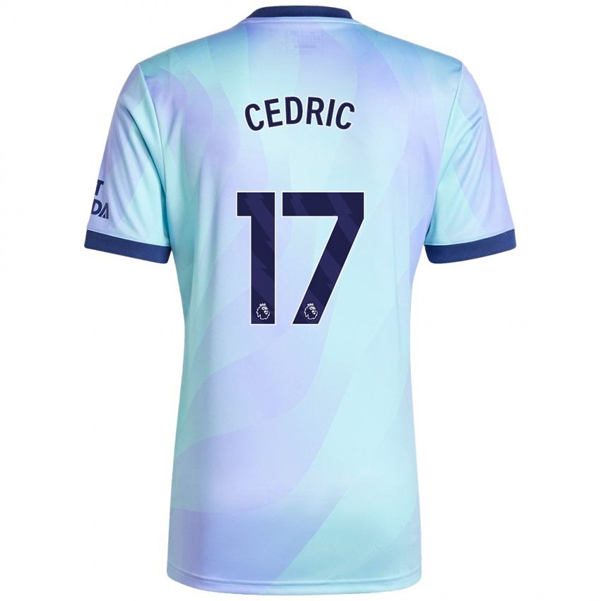 Kinderen Cedric Soares #17 Aqua Thuisshirt Derde Tenue 2024/25 T-Shirt