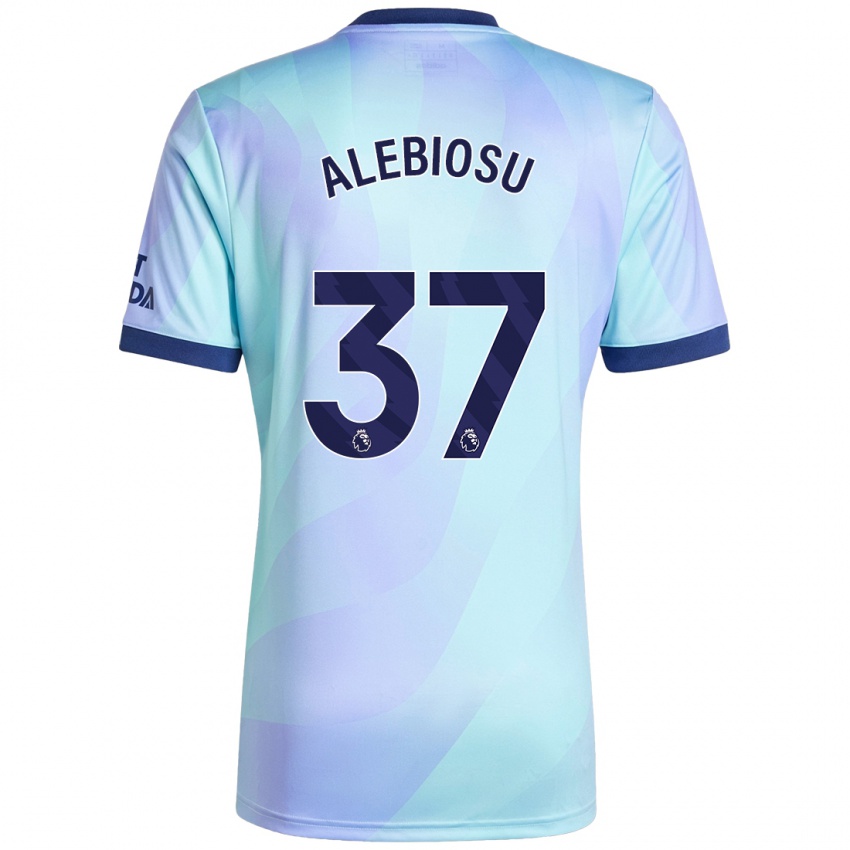 Kinderen Ryan Alebiosu #37 Aqua Thuisshirt Derde Tenue 2024/25 T-Shirt