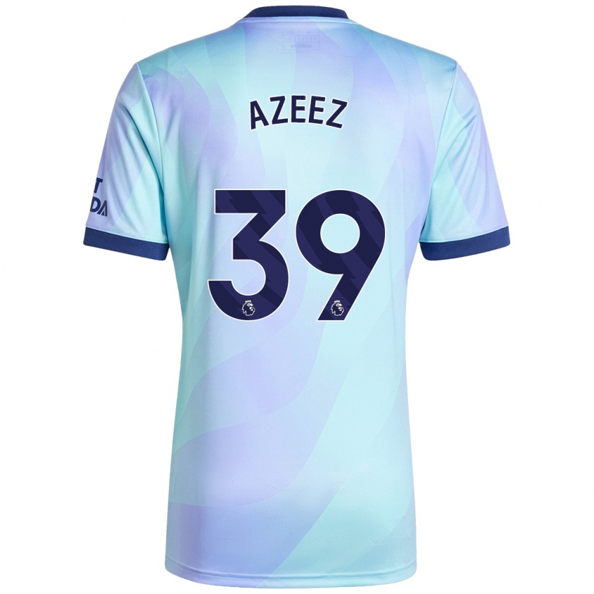 Kinderen Miguel Azeez #39 Aqua Thuisshirt Derde Tenue 2024/25 T-Shirt