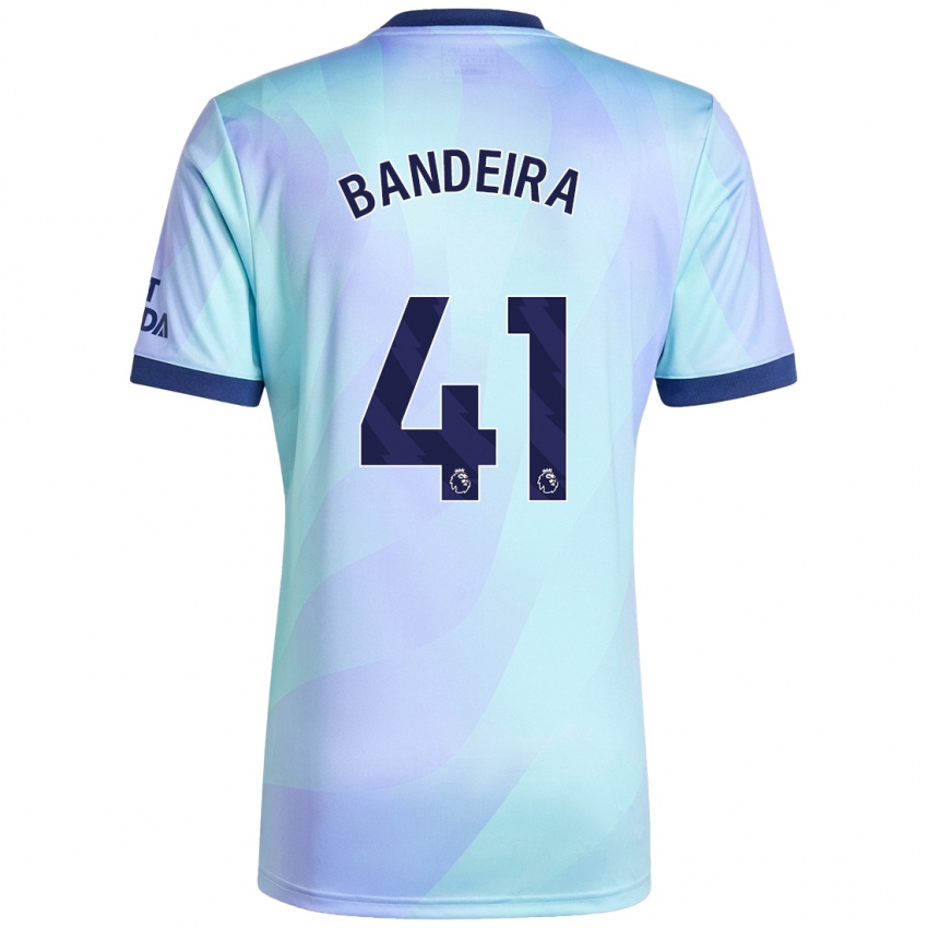 Kinderen Mauro Bandeira #41 Aqua Thuisshirt Derde Tenue 2024/25 T-Shirt