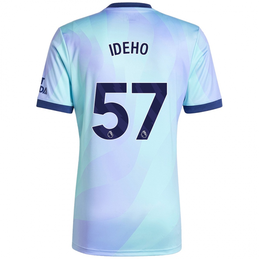 Kinderen Joel Ideho #57 Aqua Thuisshirt Derde Tenue 2024/25 T-Shirt