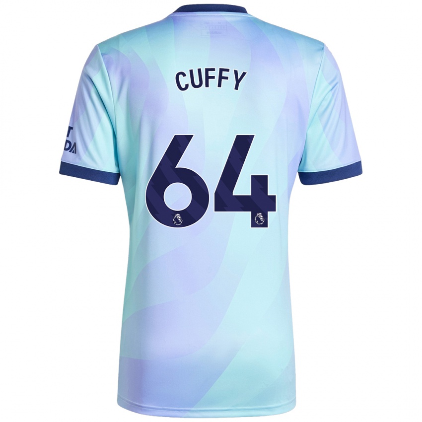 Kinderen Brooke Norton Cuffy #64 Aqua Thuisshirt Derde Tenue 2024/25 T-Shirt