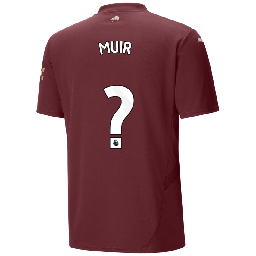 Kinderen Ashton Muir #0 Kastanjebruin Thuisshirt Derde Tenue 2024/25 T-Shirt