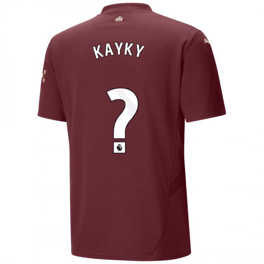 Kinderen Kayky #0 Kastanjebruin Thuisshirt Derde Tenue 2024/25 T-Shirt