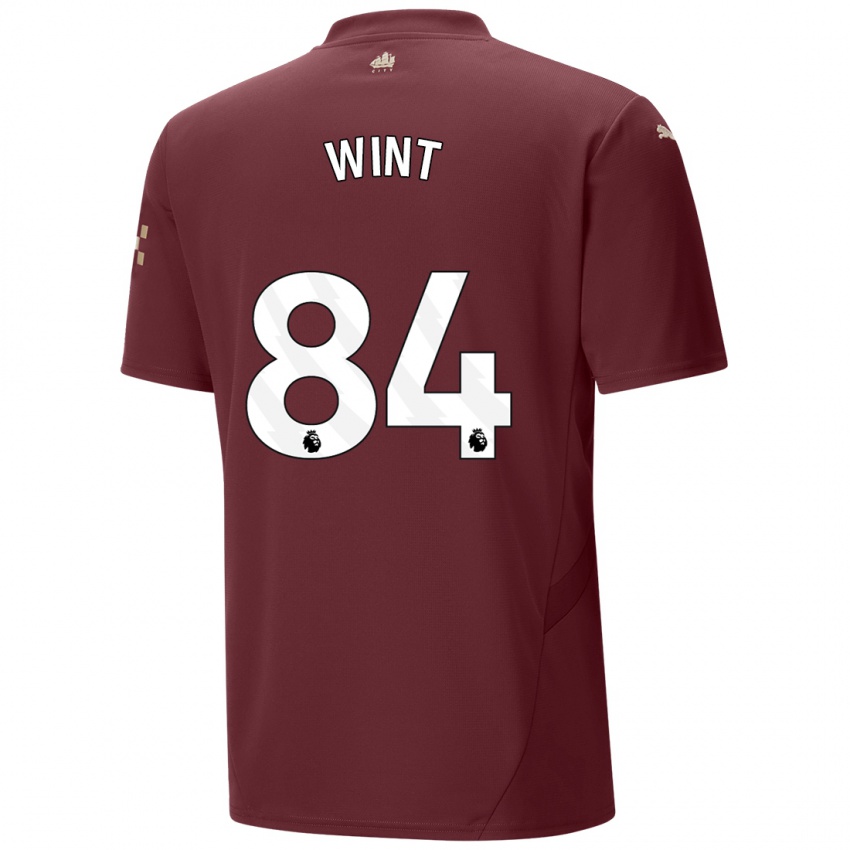 Kinderen Jack Wint #84 Kastanjebruin Thuisshirt Derde Tenue 2024/25 T-Shirt