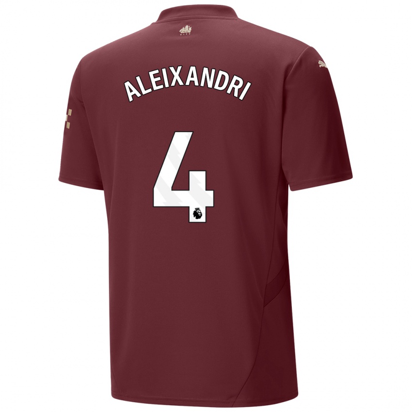 Kinderen Laia Aleixandri #4 Kastanjebruin Thuisshirt Derde Tenue 2024/25 T-Shirt