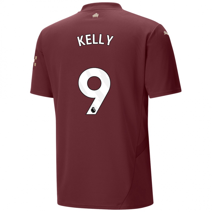 Kinderen Chloe Kelly #9 Kastanjebruin Thuisshirt Derde Tenue 2024/25 T-Shirt