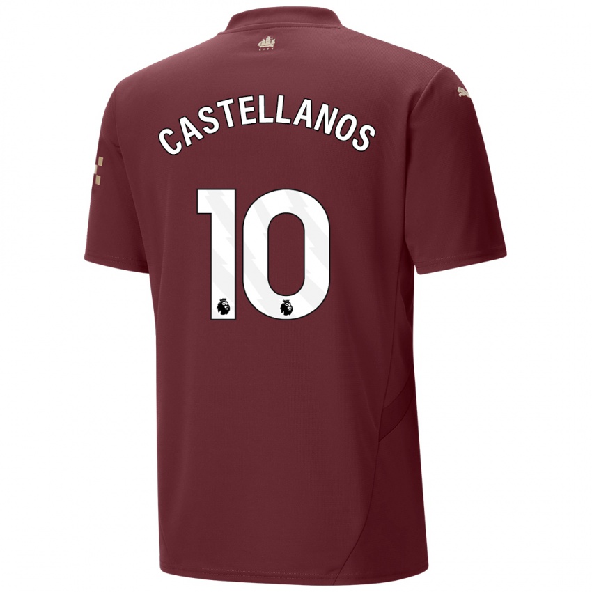 Kinderen Deyna Castellanos #10 Kastanjebruin Thuisshirt Derde Tenue 2024/25 T-Shirt